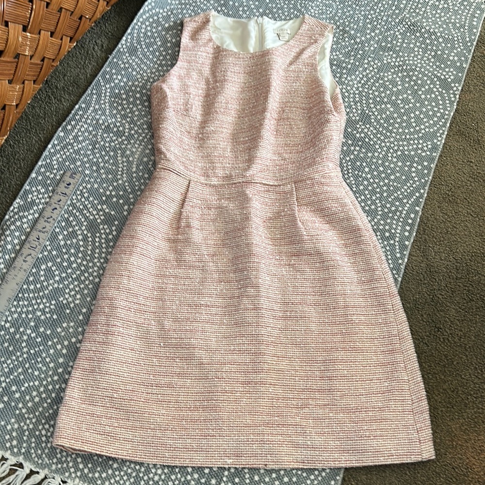 JCREW sleeveless wool dress. Pockets! Size 0